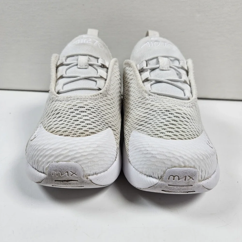 Nike Air Max 270 RT Kids 10C White‎  Platinum DD1646-103 Running Sneakers Shoes